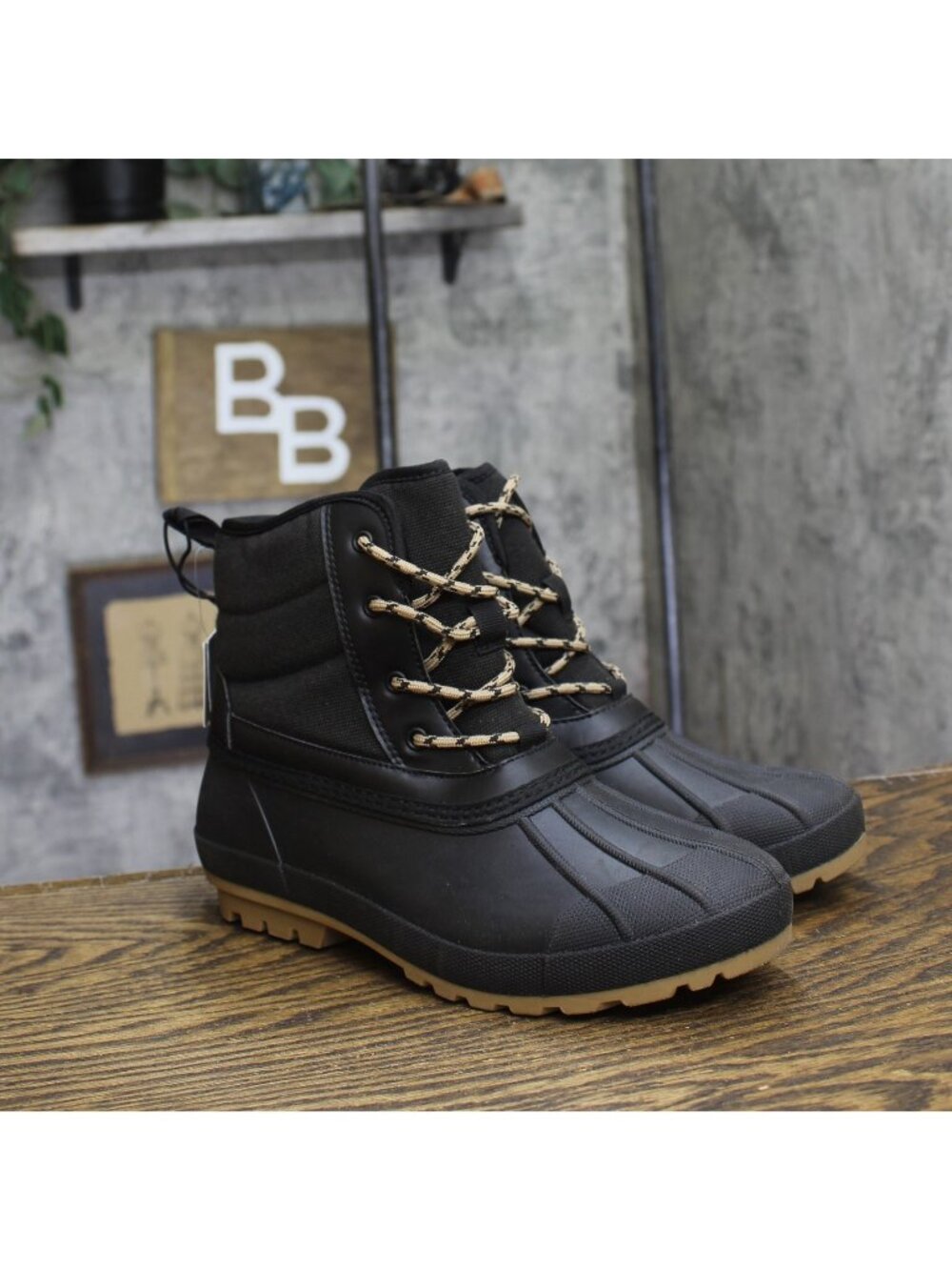 Universal Thread Womens Tiffani Duck Boots Water Resistant 94642636 Black 8M